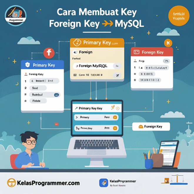 Cara Membuat Primary Key Foreign Key MySQL
