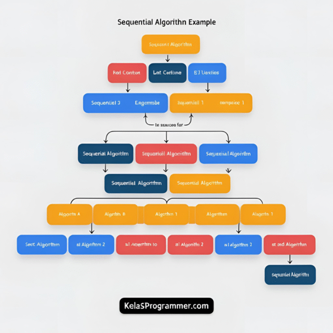 Contoh Algoritma Sekuensial