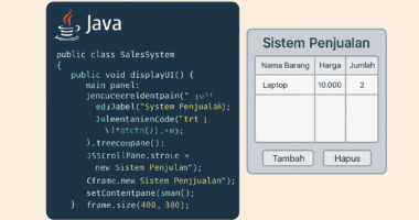 Java Retail System Interface and Code