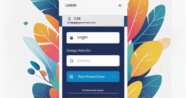 Membuat Desain Form Login HTML dengan CSS