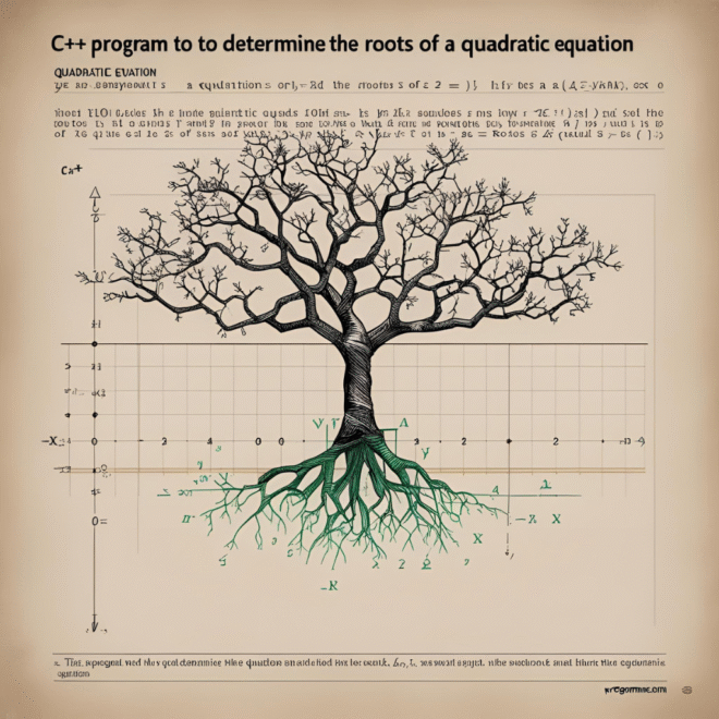 Program C++ Menentukan Akar Persamaan