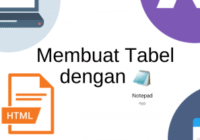 Tabel di HTML