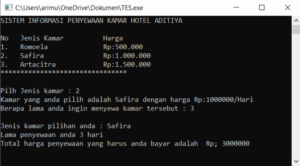 Contoh Program C++ IF ELSE Sederhana