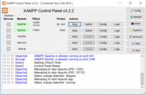 Install xampp